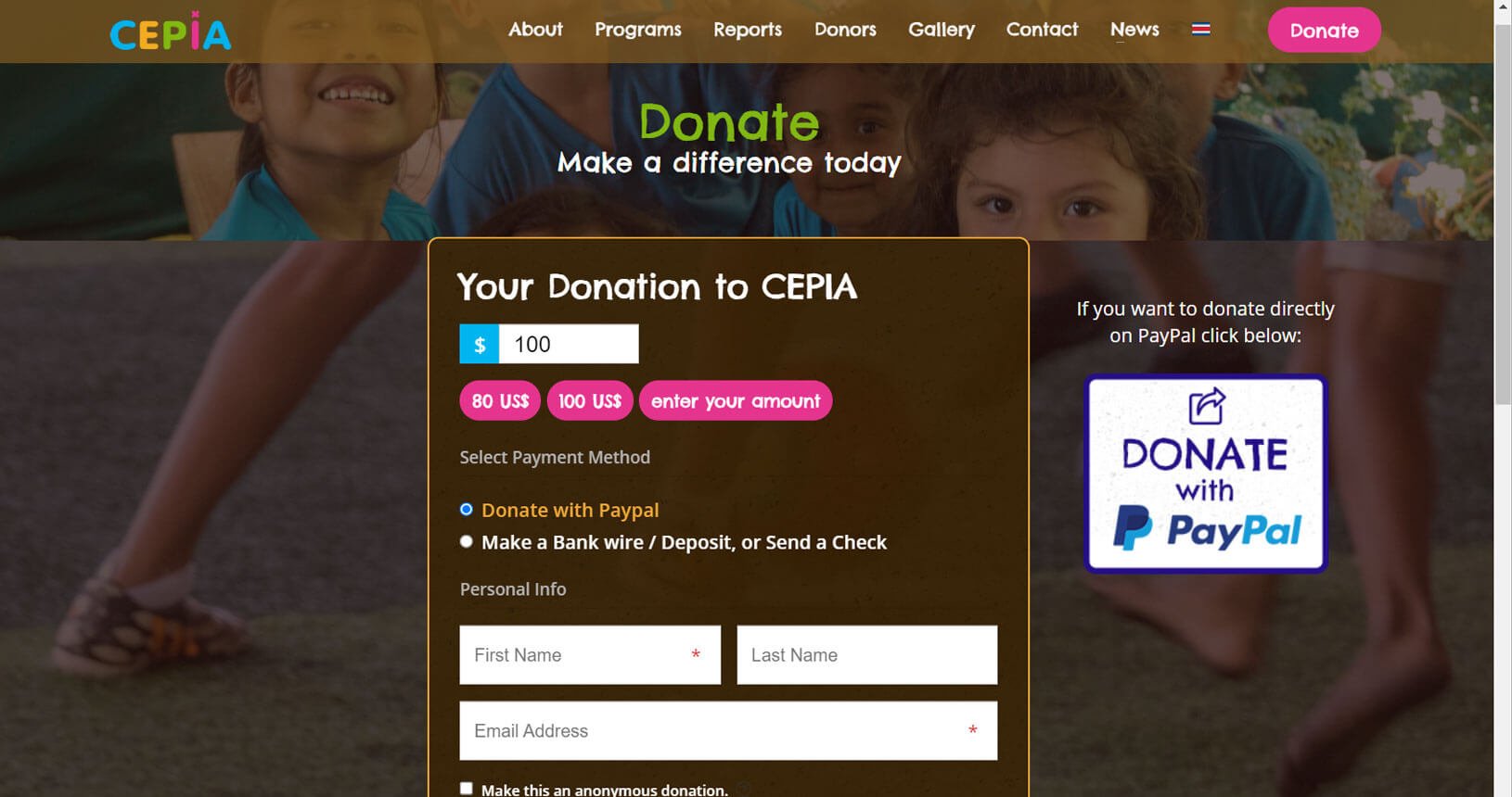 donaciones a CEPIA