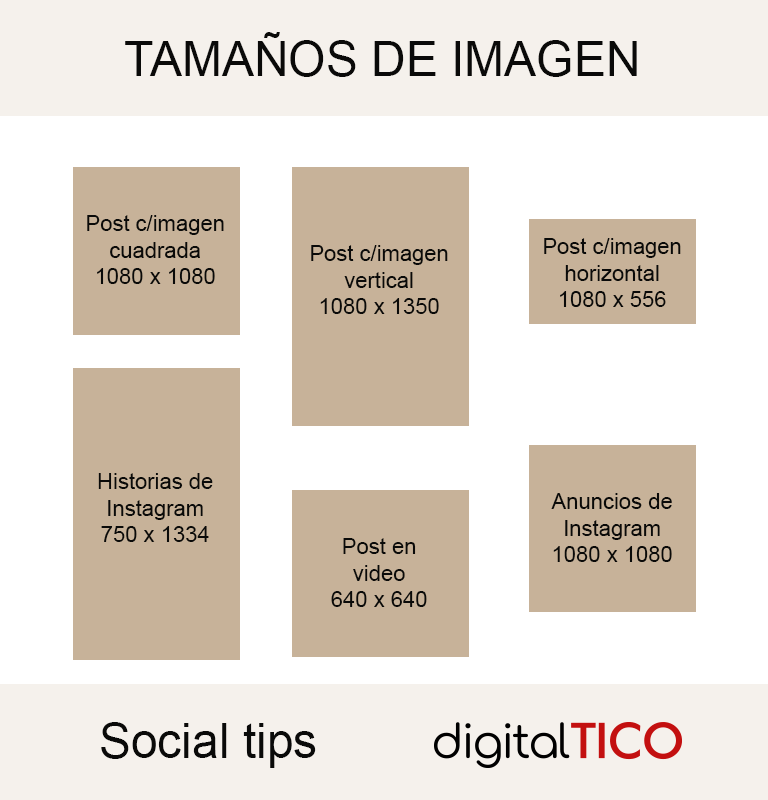 Tamaños de fotos para Instagram