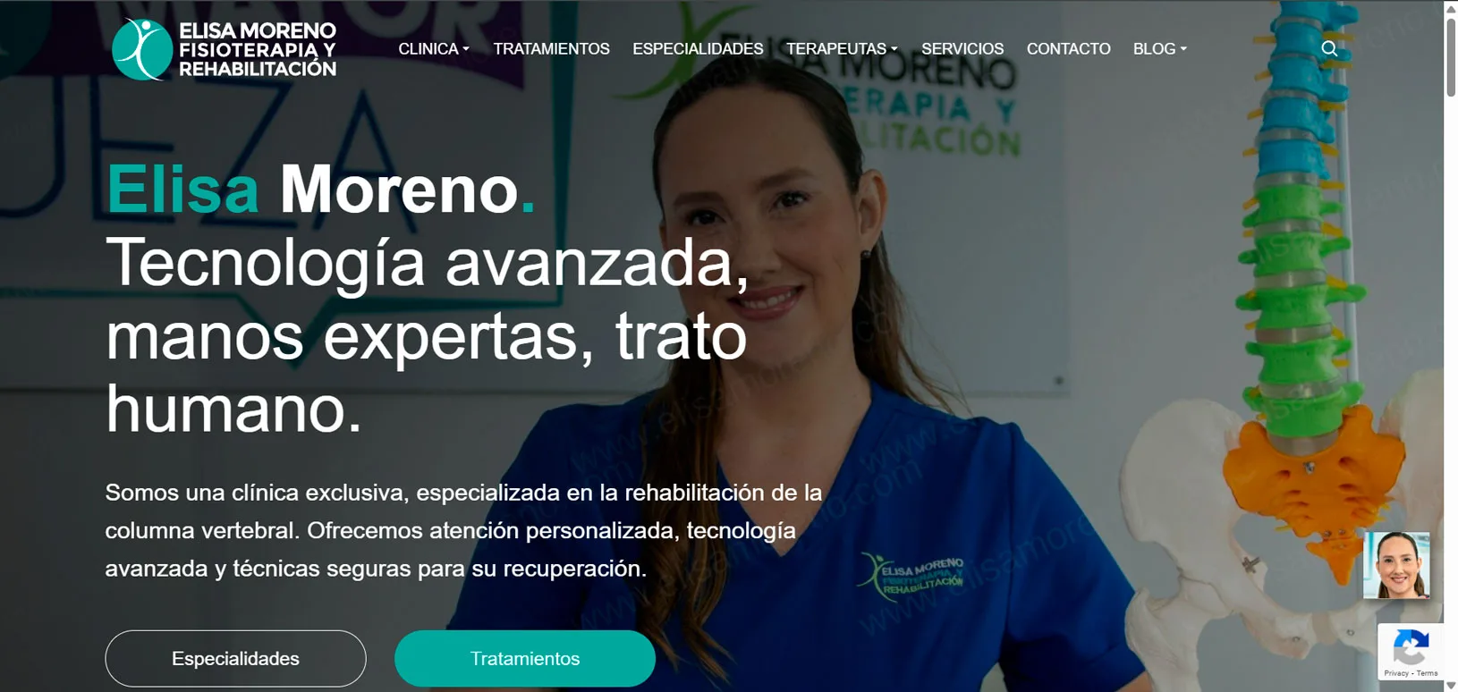Elisa Moreno inicio